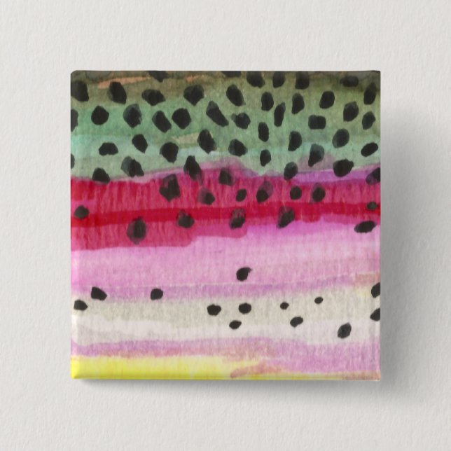 Bóton Quadrado 5.08cm Arco-Íris Pescar (Frente)