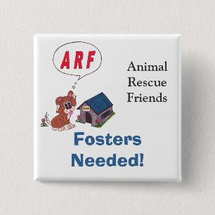 Bóton Quadrado 5.08cm ARF promove o Pin necessário