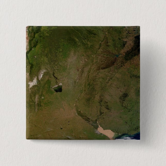 Bóton Quadrado 5.08cm Argentina (Frente)