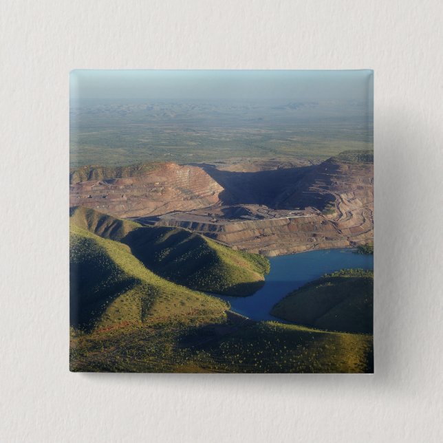 Bóton Quadrado 5.08cm Argyle Diamond Mine (Frente)