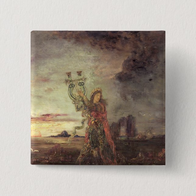 Bóton Quadrado 5.08cm Arion, 1891 (Frente)