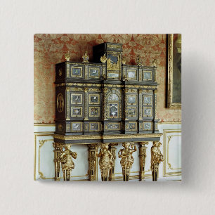Bóton Quadrado 5.08cm Armário da jóia de Louis XIV, oficina dos Gobeli
