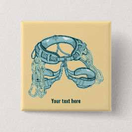 Bóton Quadrado 5.08cm Arnês de escalada com desenhar rápidos