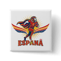 Arte de Ação Orgulho Nacional Leão Futebol Espanha