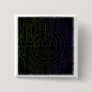 Bóton Quadrado 5.08cm Arte legal do texto do geek da matemática: A