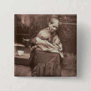 Bóton Quadrado 5.08cm As esteiras rolantes, de "da vida rua em Londres",