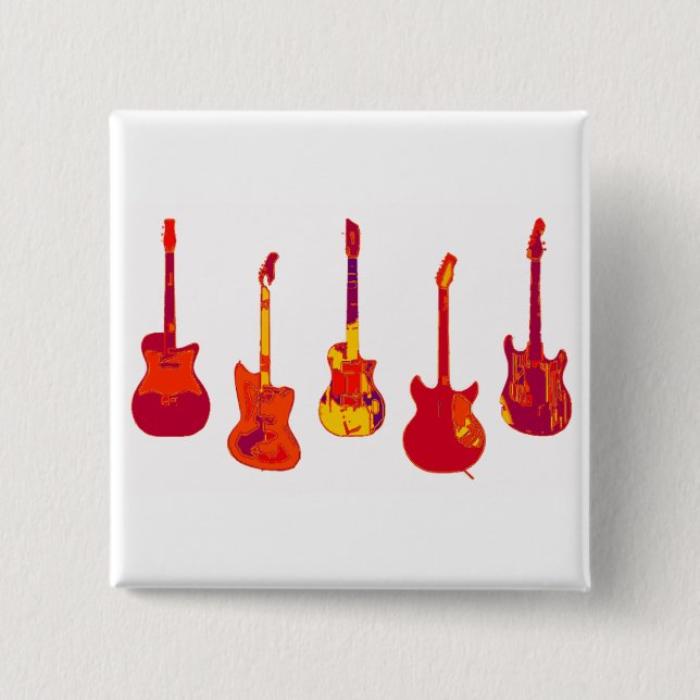 BÓTON QUADRADO 5.08CM AS LEGENDAS DA GUITARRA (Frente)
