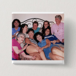 Bóton Quadrado 5.08cm as senhoras