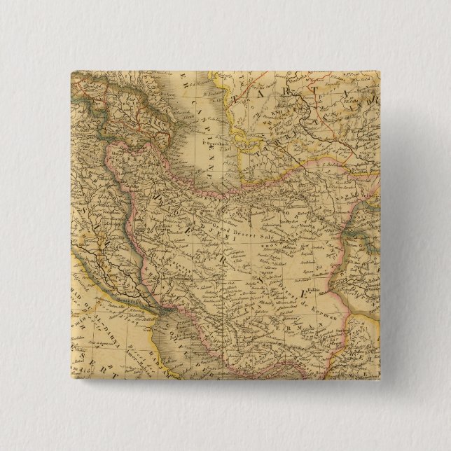 Bóton Quadrado 5.08cm Ásia 33 (Frente)