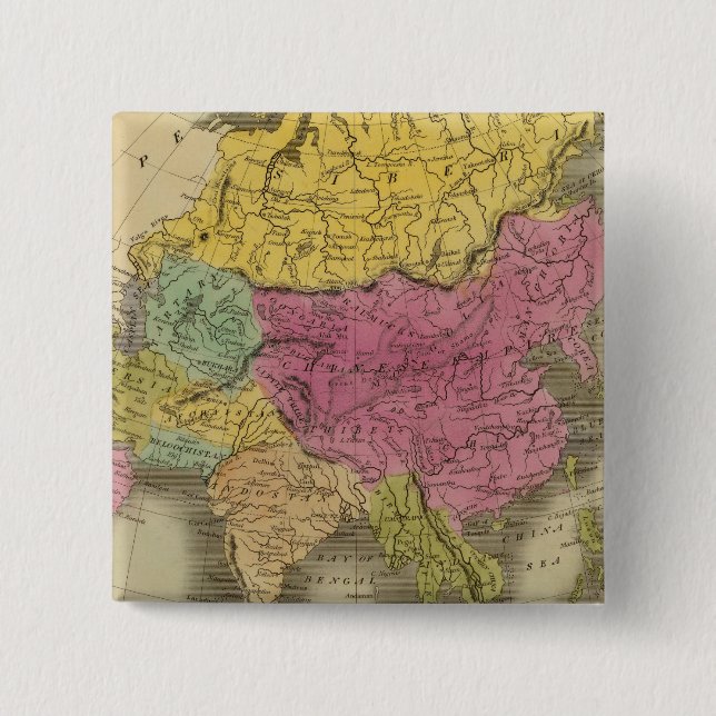 Bóton Quadrado 5.08cm Ásia 8 (Frente)