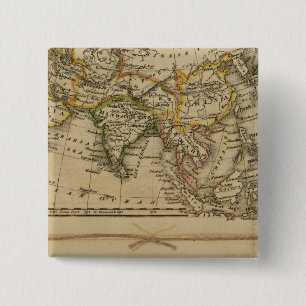 Bóton Quadrado 5.08cm Ásia, África