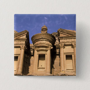 Bóton Quadrado 5.08cm Ásia, Jordânia, Petra. El Deir, o Mosteiro. 2
