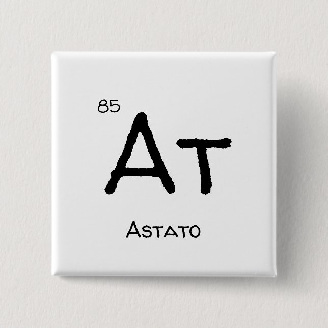 Bóton Quadrado 5.08cm astato 85 (Frente)
