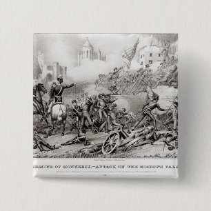 Bóton Quadrado 5.08cm Ataque de Monterey
