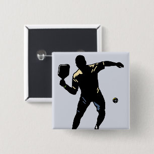 BÓTON QUADRADO 5.08CM ATAQUE PICKLEBALL SILHOUETTE