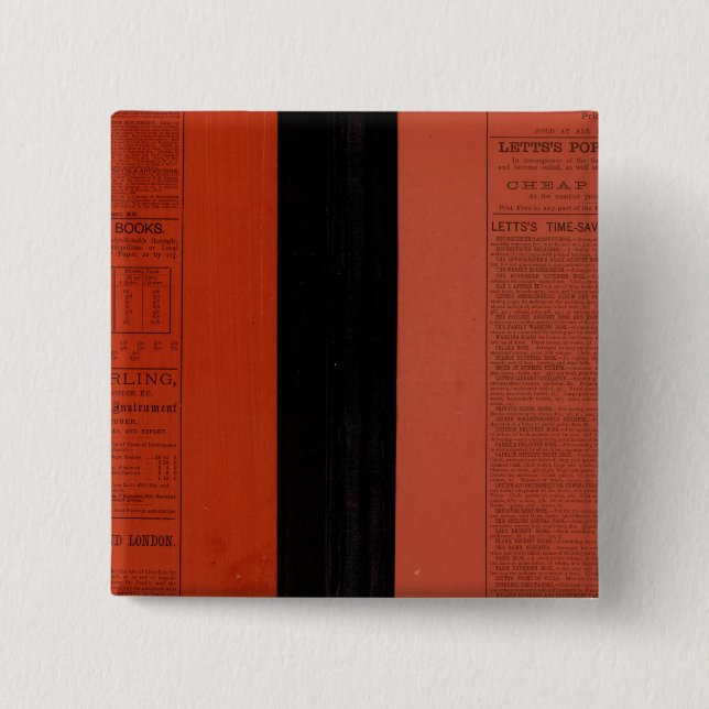 Bóton Quadrado 5.08cm Atlas popular de Letts 2 (Frente)