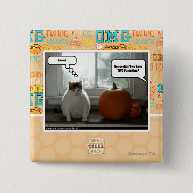 Bóton Quadrado 5.08cm Ato legal (Frente)