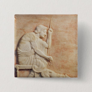 Bóton Quadrado 5.08cm Atracção animal