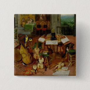 Bóton Quadrado 5.08cm Audição, 1617