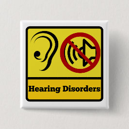 Bóton Quadrado 5.08cm audiodista amarelo