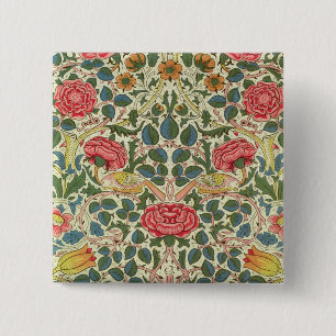 Bóton Quadrado 5.08cm "Aumentaram", 1883 (o algodão impresso)