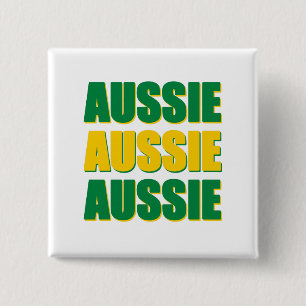 Bóton Quadrado 5.08cm Aussie Aussie