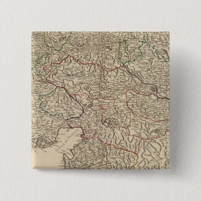 Bóton Quadrado 5.08cm Áustria 4 (Frente)