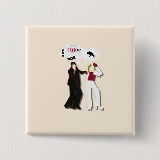 Bóton Quadrado 5.08cm austria eurovision edgar allan poe