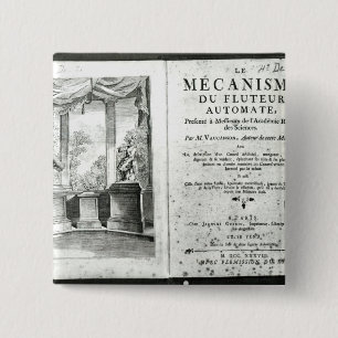 Bóton Quadrado 5.08cm Autômatos, ilustração do frontispiece