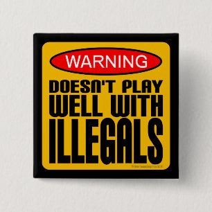 Bóton Quadrado 5.08cm Aviso: não joga bem com ilegais