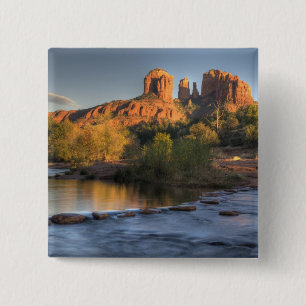 Bóton Quadrado 5.08cm AZ, Arizona, Sedona, Área de Recreação Crescent Mo