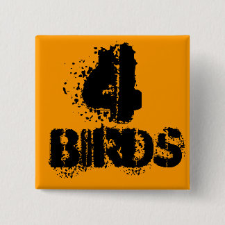 Bóton Quadrado 5.08cm Azar do Natal-4