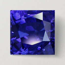 Bóton Quadrado 5.08cm Azul profundo