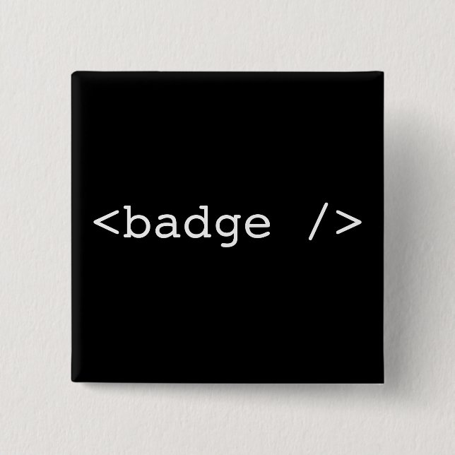 Bóton Quadrado 5.08cm <badge /> (Frente)