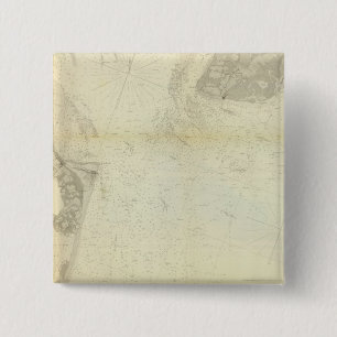 Bóton Quadrado 5.08cm Baía de Delaware, Rio 1