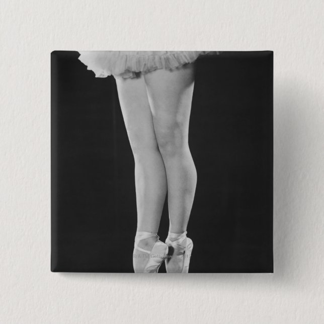 Bóton Quadrado 5.08cm Bailarina (Frente)