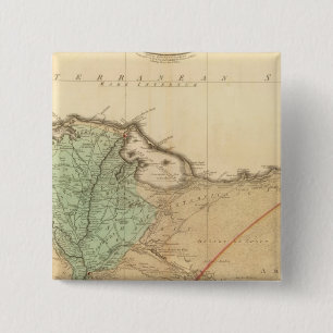 Bóton Quadrado 5.08cm Baixo Egito, Palestina
