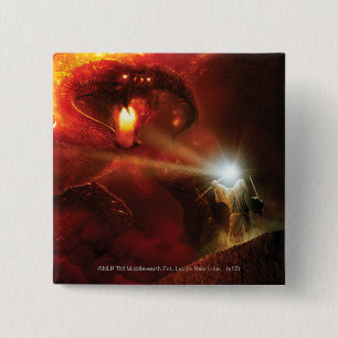 Bóton Quadrado 5.08cm Balrog Versus GANDALF™
