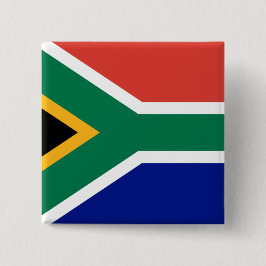 Bóton Quadrado 5.08cm Bandeira da África do Sul