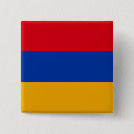 Bóton Quadrado 5.08cm Bandeira da Armênia