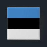 Bóton Quadrado 5.08cm Bandeira da Estônia (Estônia)<br><div class="desc">Produtos de Sinalizador Mundial Personalizáveis - Sinta-se livre para adicionar seu próprio texto.</div>