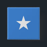 Bóton Quadrado 5.08cm Bandeira da Somália (Somália)<br><div class="desc">Produtos de Sinalizador Mundial Personalizáveis - Sinta-se livre para adicionar seu próprio texto.</div>