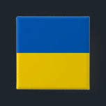 Bóton Quadrado 5.08cm Bandeira da Ucrânia (Ucraniana)<br><div class="desc">Produtos de Sinalizador Mundial Personalizáveis - Sinta-se livre para adicionar seu próprio texto.</div>