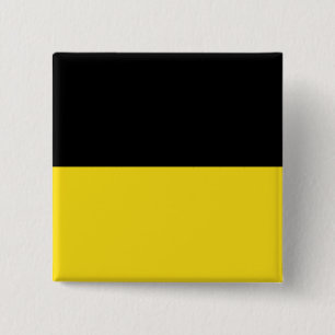 Bóton Quadrado 5.08cm Bandeira de Baden Württemberg (Estado alemão)