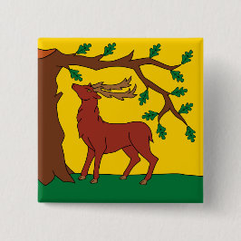 Bóton Quadrado 5.08cm Bandeira de Berkshire (Reino Unido)