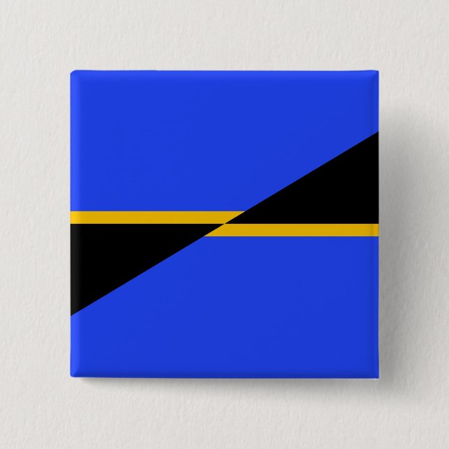 Bóton Quadrado 5.08cm Bandeira de Folsom, Califórnia (Frente)