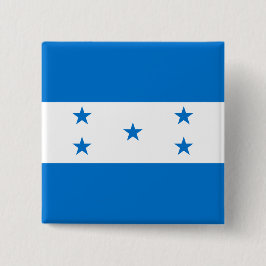 Bóton Quadrado 5.08cm Bandeira de Honduras