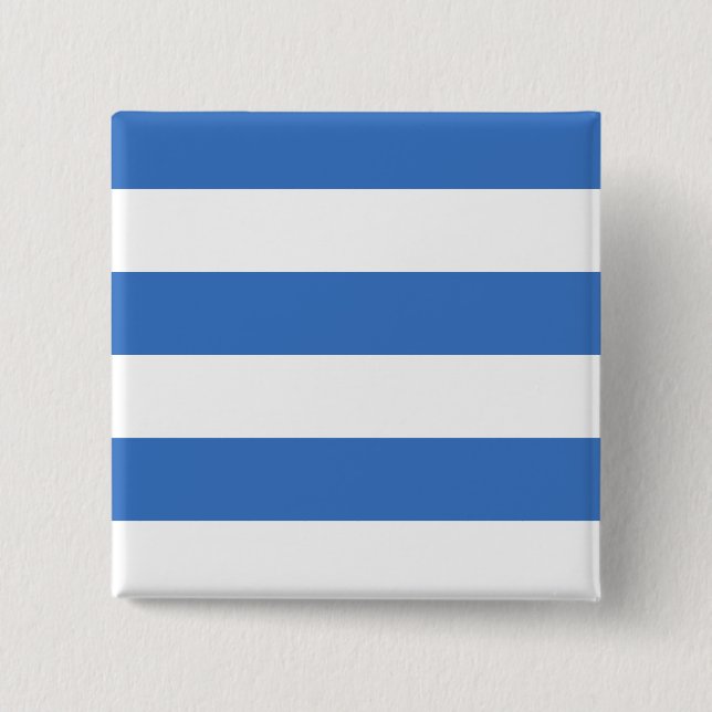 Bóton Quadrado 5.08cm Bandeira de Tallinn, Botão Pinback da Estônia (Frente)