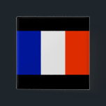 Bóton Quadrado 5.08cm bandeira frança<br><div class="desc"></div>