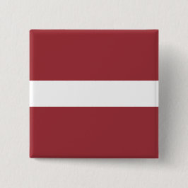 Bóton Quadrado 5.08cm Bandeira letã (Letónia)